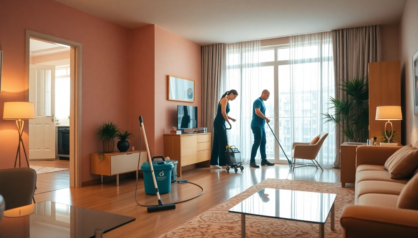 Professional bond cleaning Logan service revitalizing an apartment's interior with expert attention to detail.