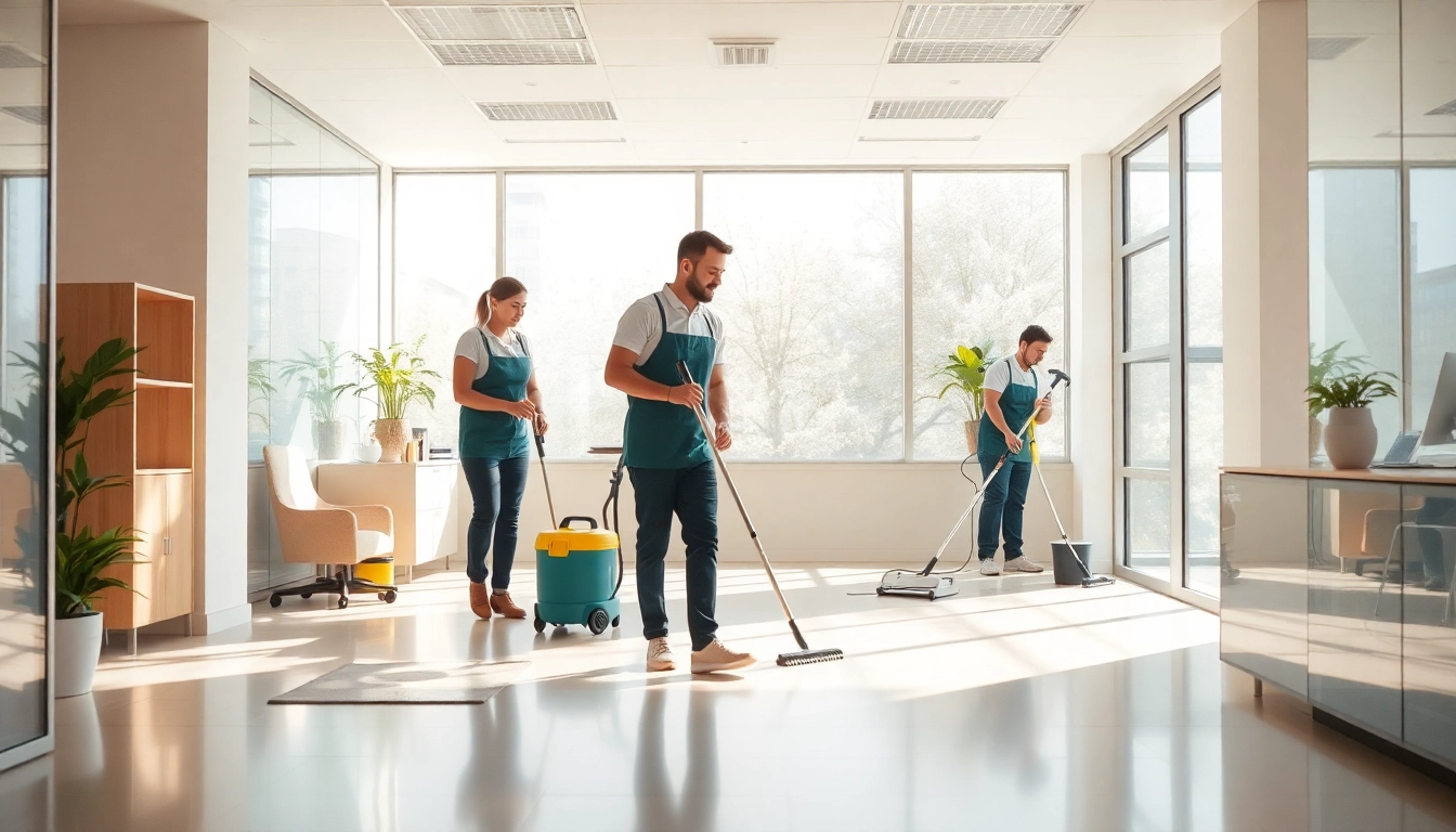 Effective Jacksonville commercial cleaning service revitalizing an office environment with skilled professionals.